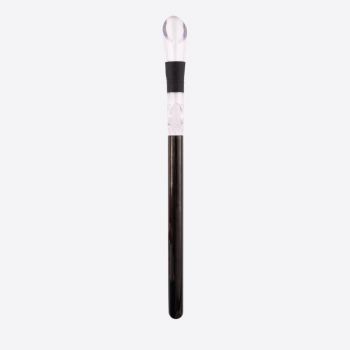 Point-Virgule wine cooler stick stainless steel-acryl metallic black 31.5cm