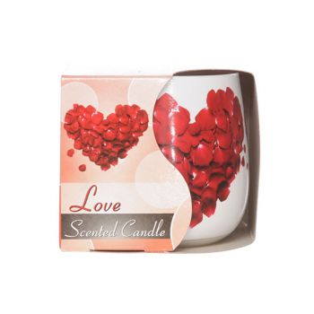 Cosy & Trendy Ct Scented Candle Glass Love
