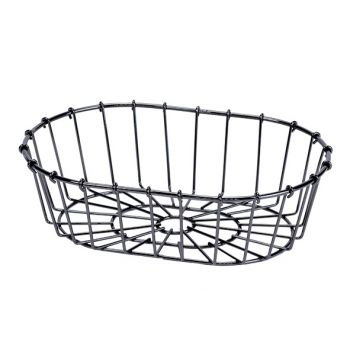 Cosy & Trendy Fruit Basket Black 23x16xh6,5cm Oval