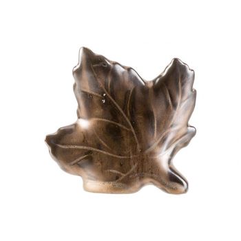 Cosy @ Home Leaf Brown 10x3xh9cm Ceramic