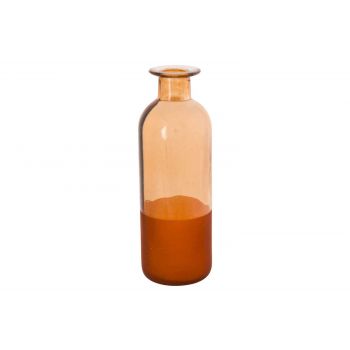 Cosy @ Home Bottle Vase Sprayed Peach D6xh16cm Glass