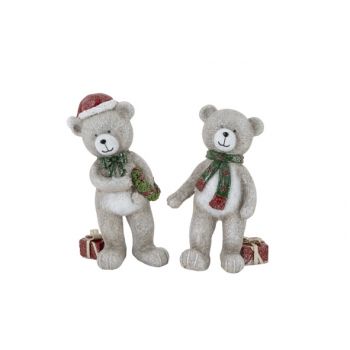 Cosy @ Home Bear Standing Teddy 2 Types Red-brown 10x6
