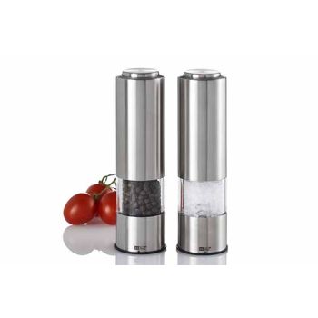 Pepmatik Electric Pepper And Salt Setd5xh18,5cm - Incl. Batteries