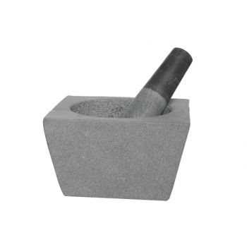 Cosy & Trendy Mortar + Pestle Sq D15xh10cm Granite
