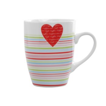 Cosy & Trendy Love Heart Mug D8xh10.5cm - 33cl