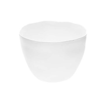 Candela white bowl d9.5xh6.5cm