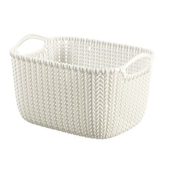 Curver Knit Basket Oasis White 8L