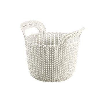Curver Knit Basket Oasis White 3L
